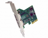 久诚S3-PCIE2XG212 PCI Express x2 2.0转2个eSATA III (6 Gbps)转接扩展卡