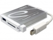 Delock  91723  Thunderbolt雷电转USB3.0与SD UHS-II 读卡器