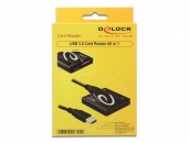Delock 91705 USB3.0 多功能高速读卡器 SD/SD4.0 UHS-II /CF