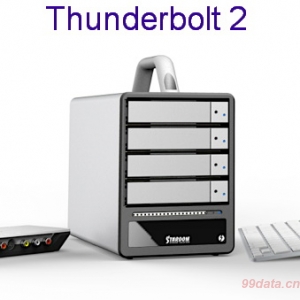 Stardom ST4-TB 4盘位Thunderbolt 2雷电磁盘阵列柜