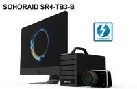 4盘位Stardom SR4-TB3 Thunderbolt 3雷电3阵列柜 硬件RAID5