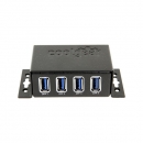 Coolgear CG-U3MINI4PH USB 3.1 4口Mini工业级Hub 支持ESD与电涌保护