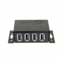 Coolgear CG-U3MINI4PH USB 3.1 4口Mini工业级Hub 支持ESD与电涌保护