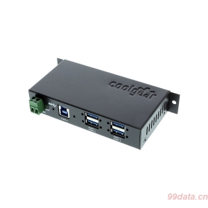 Coolgear USBG-4U3ML  USB 3.0 4口工业级Hub金属封装