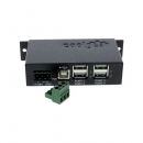 Coolgear USBG-4U2ML  USB 2.0 4口工业级Hub 金属封装