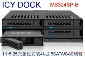 ICY DOCK MB324SP-B 4盘2.5