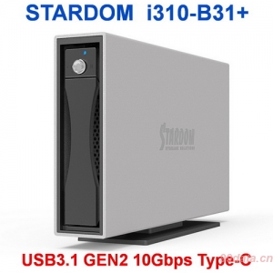 Stardom i310-B31+ USB3.1 GEN2 10Gbps Type C硬盘盒支持雷电3