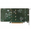 HighPoint火箭SSD7101A-1/SSD7204 M.2 NVMe PCIe3.0 RAID阵列卡